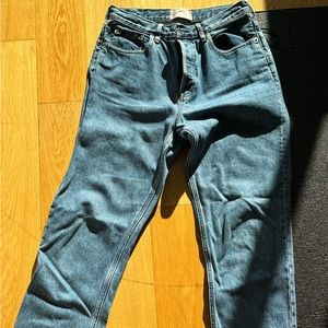 Everlane High Rise Cheeky Straight Leg Jean Sz 28